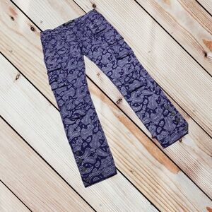 Valabasas men’s size 36 purple paisley Lyra jeans